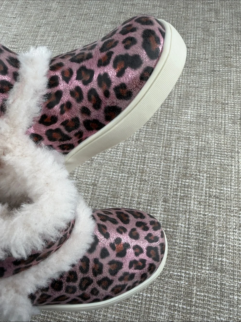 Dr. Scholls pink leopard